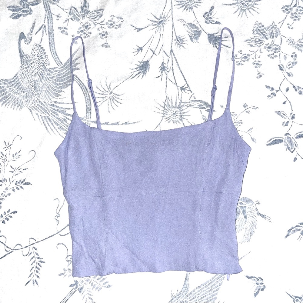 Wilfred | BASEL Bustier Camisole Top - Dayflower Blue - Picture 2 of 5